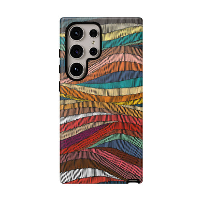 Threaded Harmony: Tapestry-inspired Phone Case for iPhone, Samsung Galaxy and Google Pixel devices