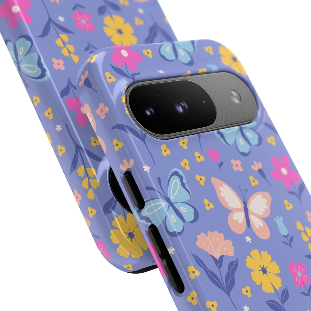 Lavender Butterflies: Tough Phone Case for iPhone, Samsung Galaxy and Google Pixel