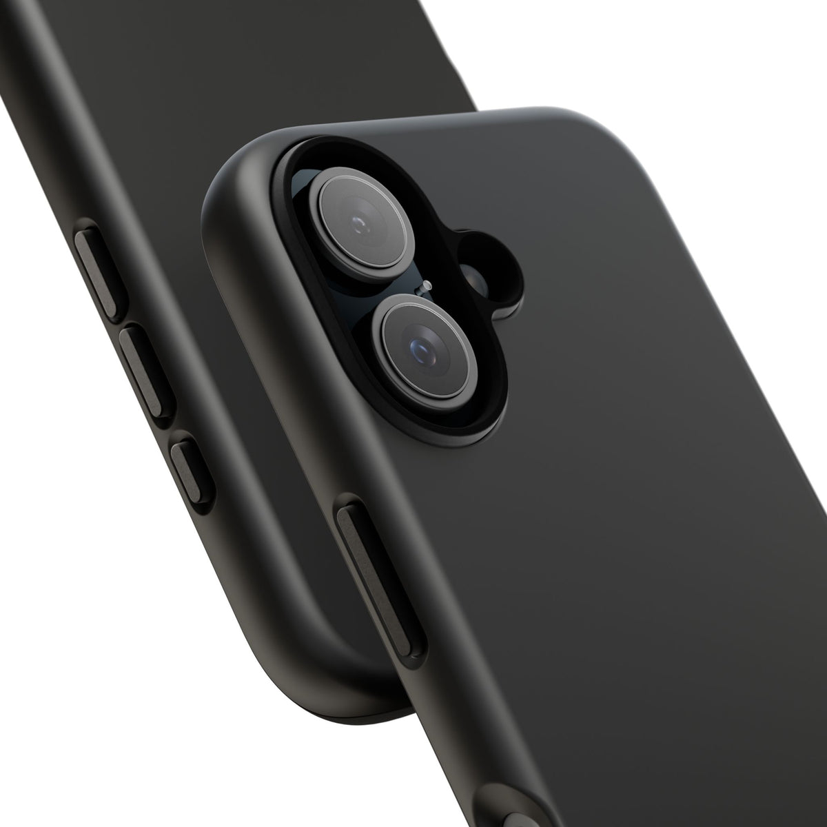 Space Black: Pure black phone case for iPhone, Samsung Galaxy and Google Pixel devices