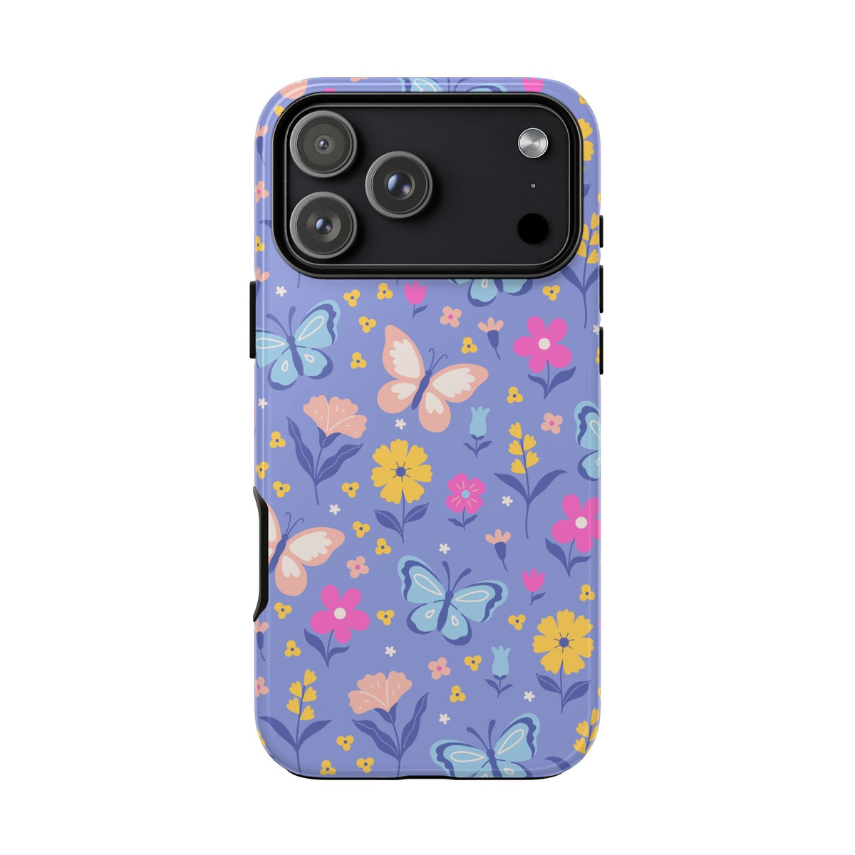 Lavender Butterflies: Tough Phone Case for iPhone, Samsung Galaxy and Google Pixel