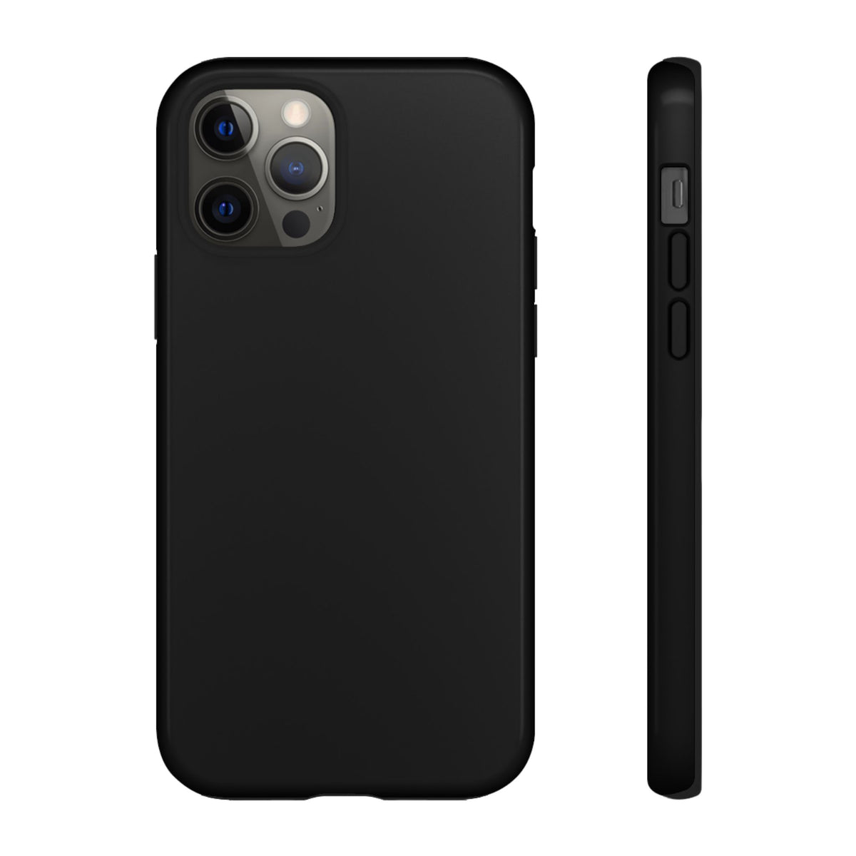 Space Black: Pure black phone case for iPhone, Samsung Galaxy and Google Pixel devices