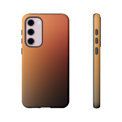 Midnight Peach: Luxury Phone Case for Samsung Galaxy Phones