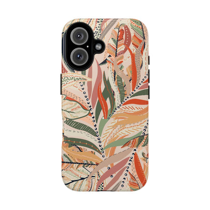Terracotta Leaves Phone Case: Nature‑Inspired Art for iPhone, Samsung Galaxy and Google Pixel devices
