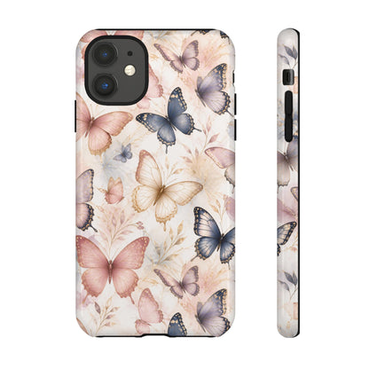 Butterfly Pastels Phone Case: Tough Case for iPhone and Samsung Galaxy devices