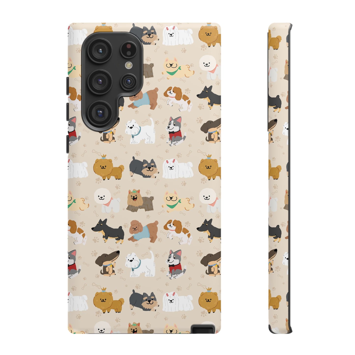 Cute Dogs: Tough Case for iPhone, Samsung Galaxy and Google Pixel devices