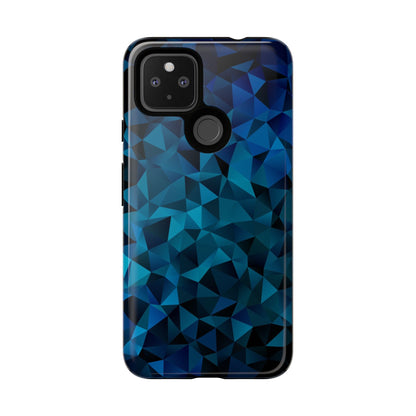 Blue Diamonds: Phone Case with Elegant Prints for iPhone, Samsung Galaxy and Google Pixel devices