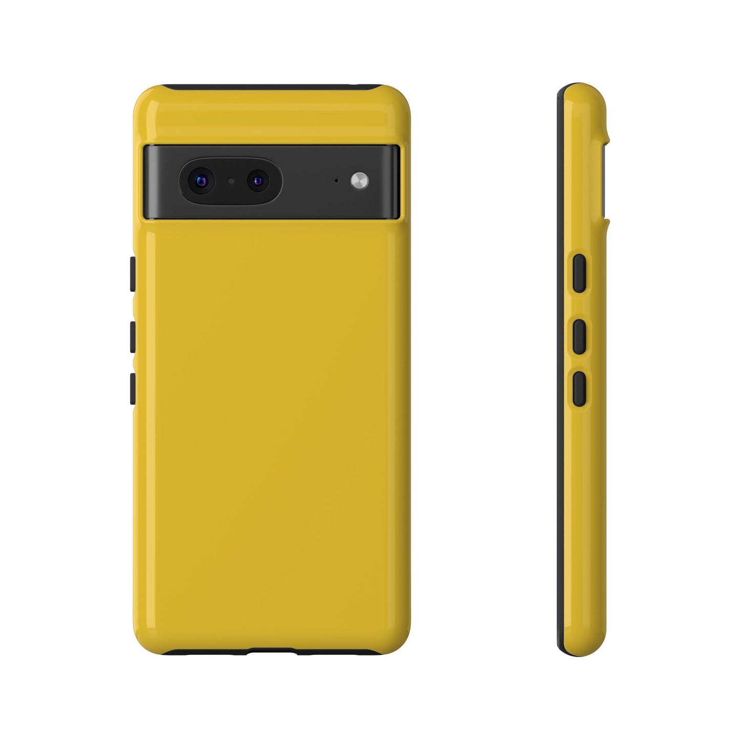 Luscious Yellow: Plain Sunburst-Inspired Color for iPhone, Samsung Galaxy and Google Pixel devices
