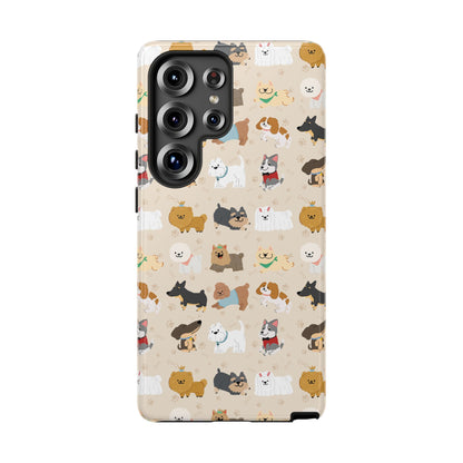 Cute Dogs: Tough Case for iPhone, Samsung Galaxy and Google Pixel devices