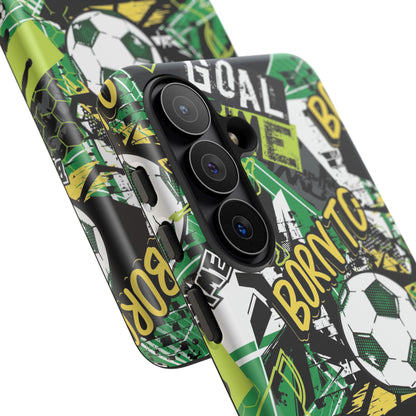 Born to Goal: Football-inspired phone case for iPhone and Samsung Galaxy