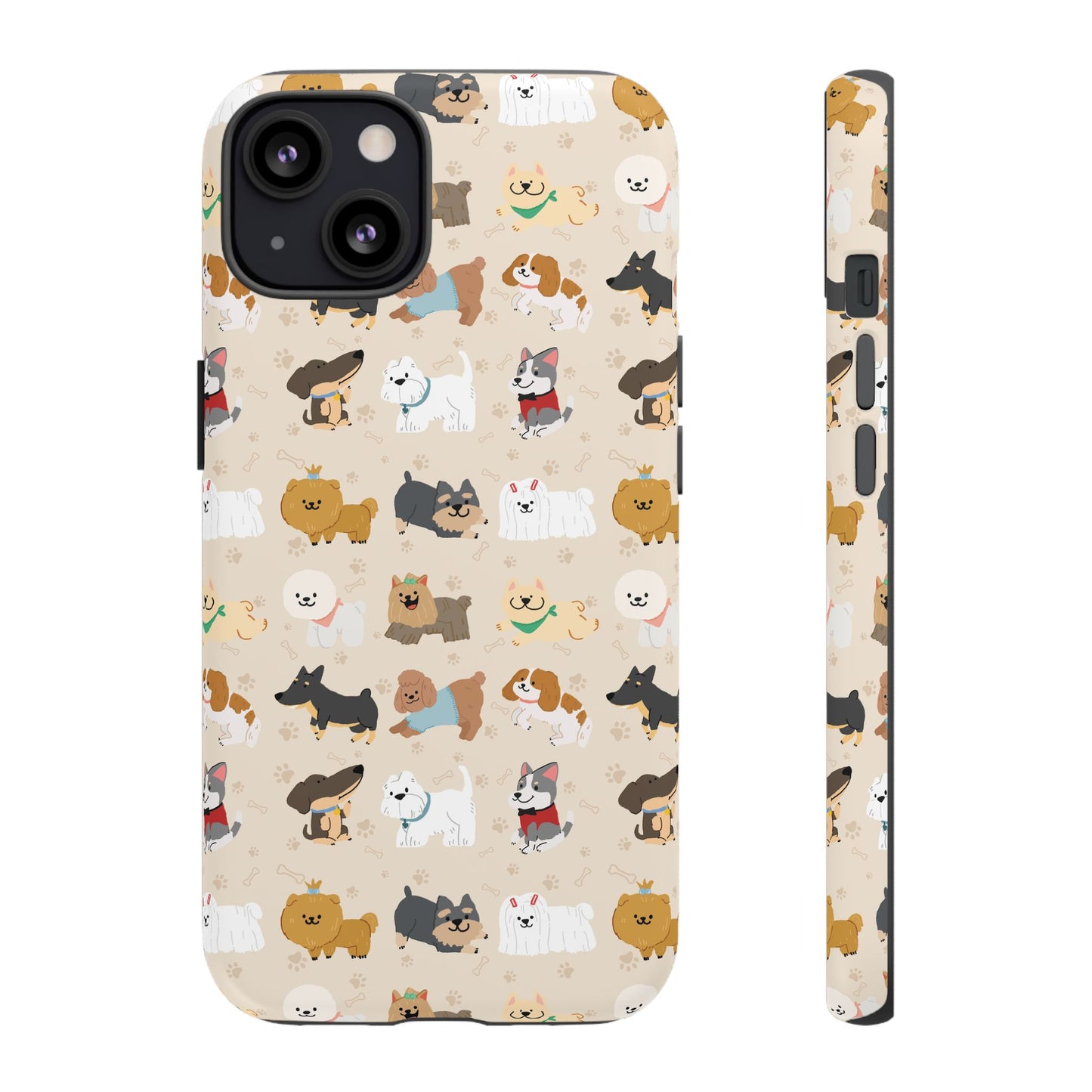 Cute Dogs: Tough Case for iPhone, Samsung Galaxy and Google Pixel devices
