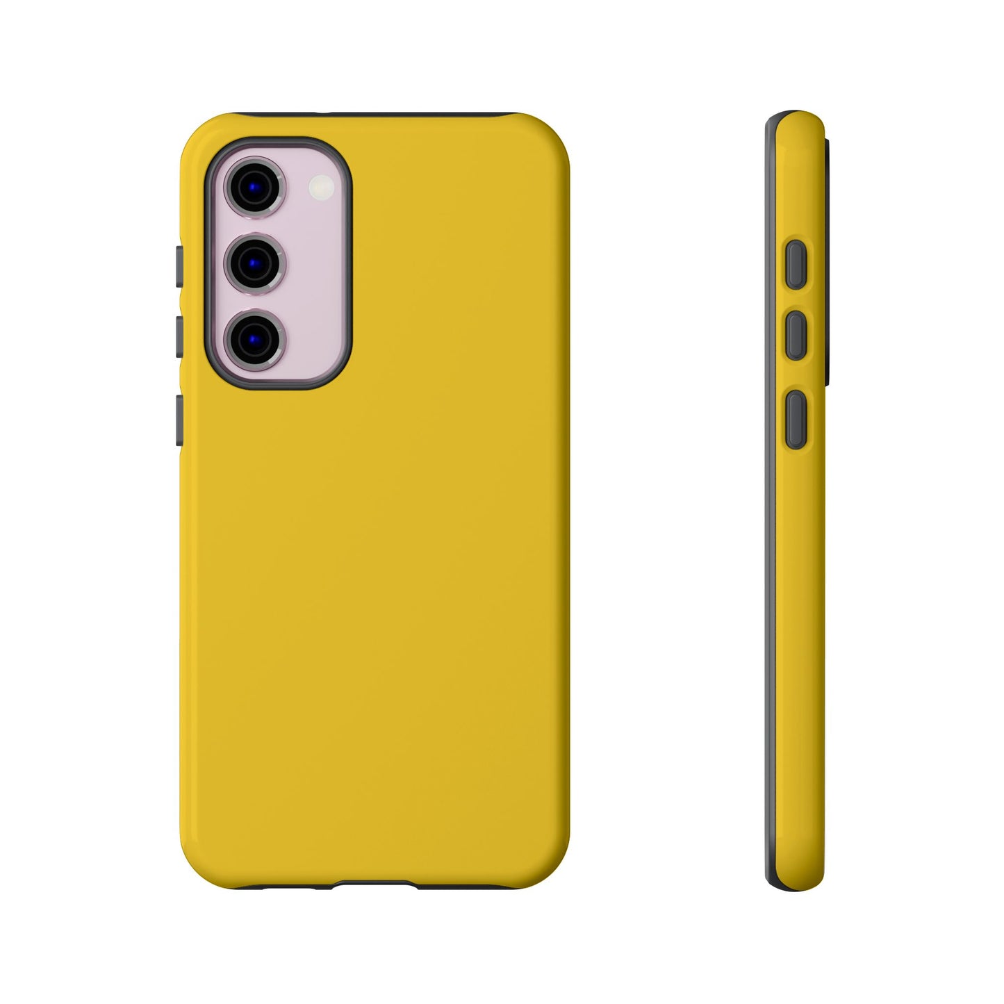 Luscious Yellow: Plain Sunburst-Inspired Color for iPhone, Samsung Galaxy and Google Pixel devices