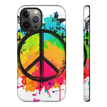 Peace Bloom: Inspiring Phone Case for iPhone and Samsung Galaxy