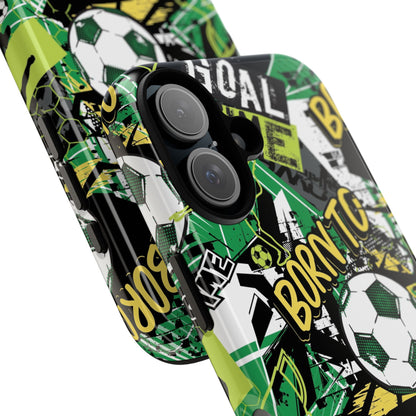 Born to Goal: Football-inspired phone case for iPhone and Samsung Galaxy