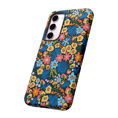 Bloom Burst: Color and Joy Themed Phone Case for iPhone, Samsung Galaxy and Google Pixel devices