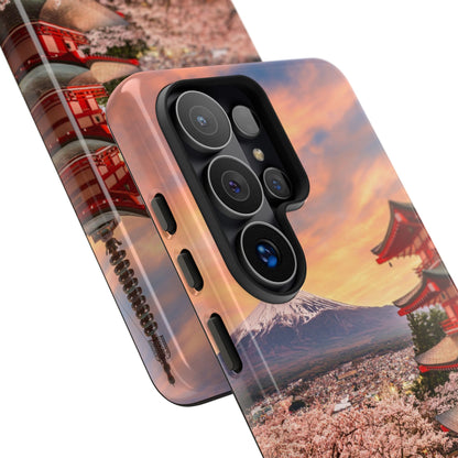 Mt. Fuji Sakura Dreams Phone Case for iPhone, Samsung Galaxy and Google Pixel devices