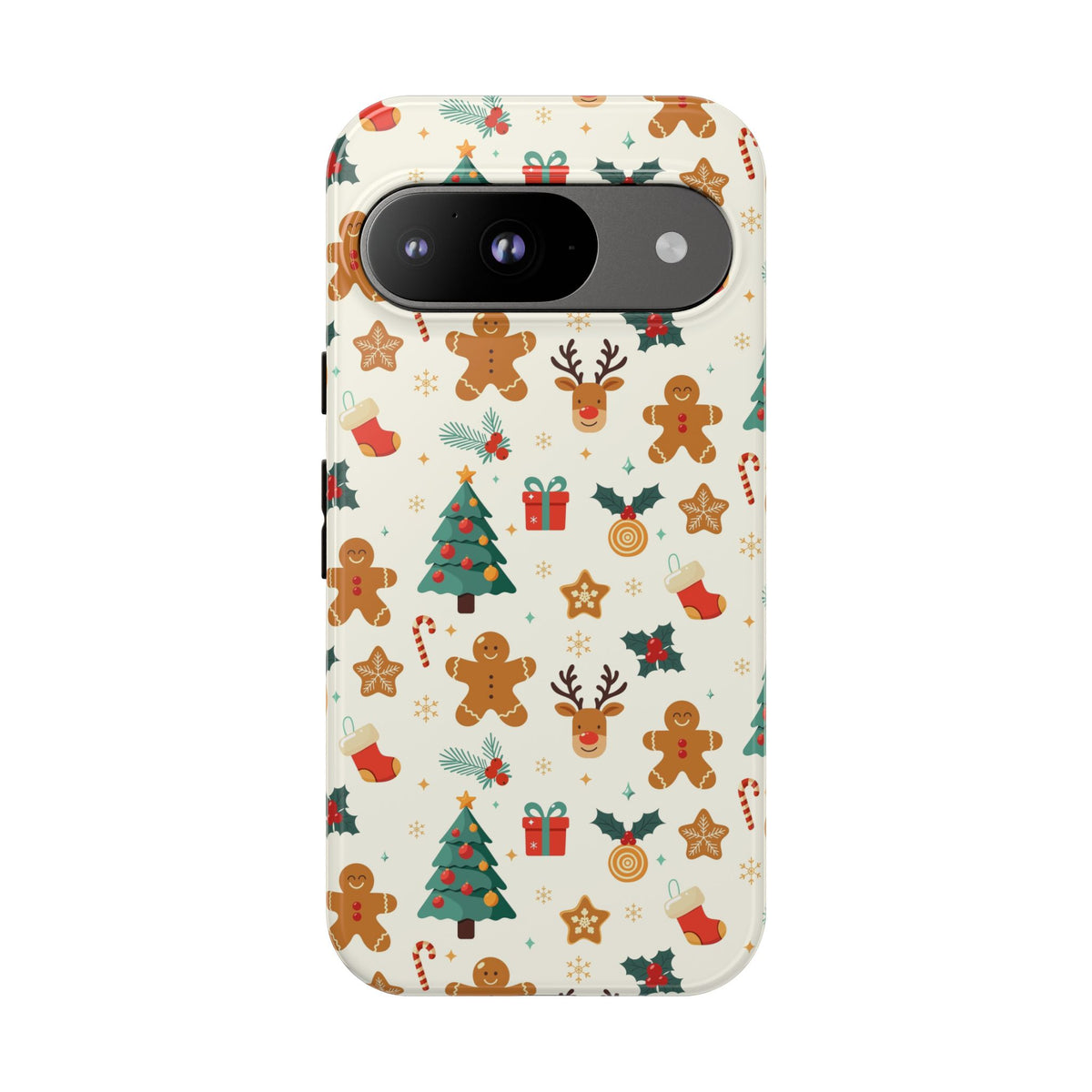 Gingerbread Holidays: Xmas-themed phone case for iPhone, Samsung and Google Pixel
