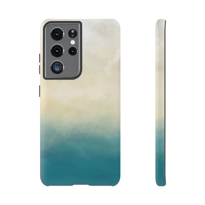 海と砂のグラデーションケース：iPhone、Galaxy、Google Pixelデバイス用ビーチ風スマホケース