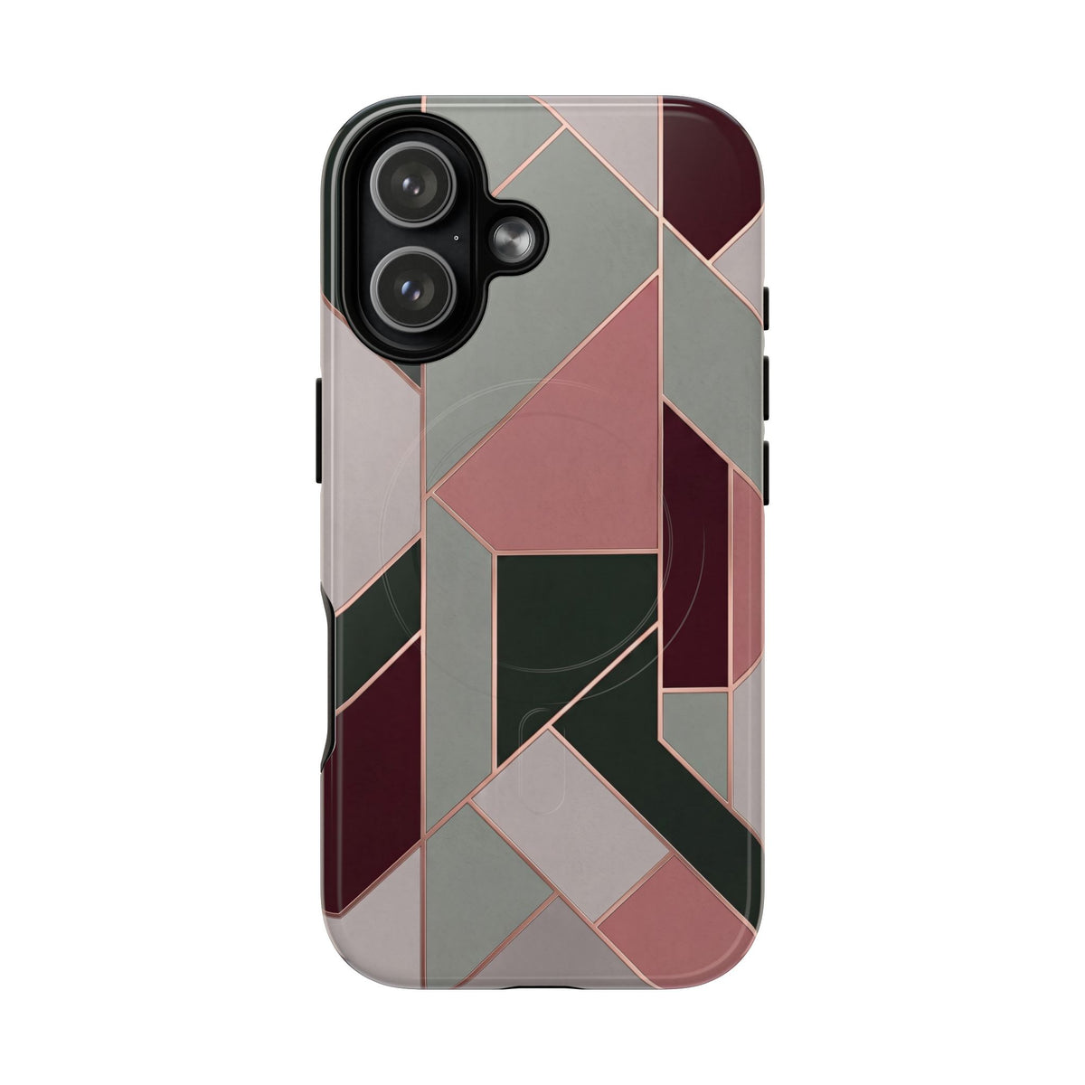 Geometric Luxe MagSafe Phone Case for iPhone