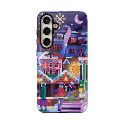 Christmas Fair in Old Town: Holiday-Themed case for iPhone, Samsung Galaxy and Google Pixel