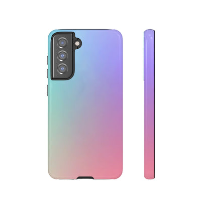 Cotton Candy: Quadcolor Pastel Gradient Tough Case for iPhone, Samsung Galaxy and Google Pixel devices