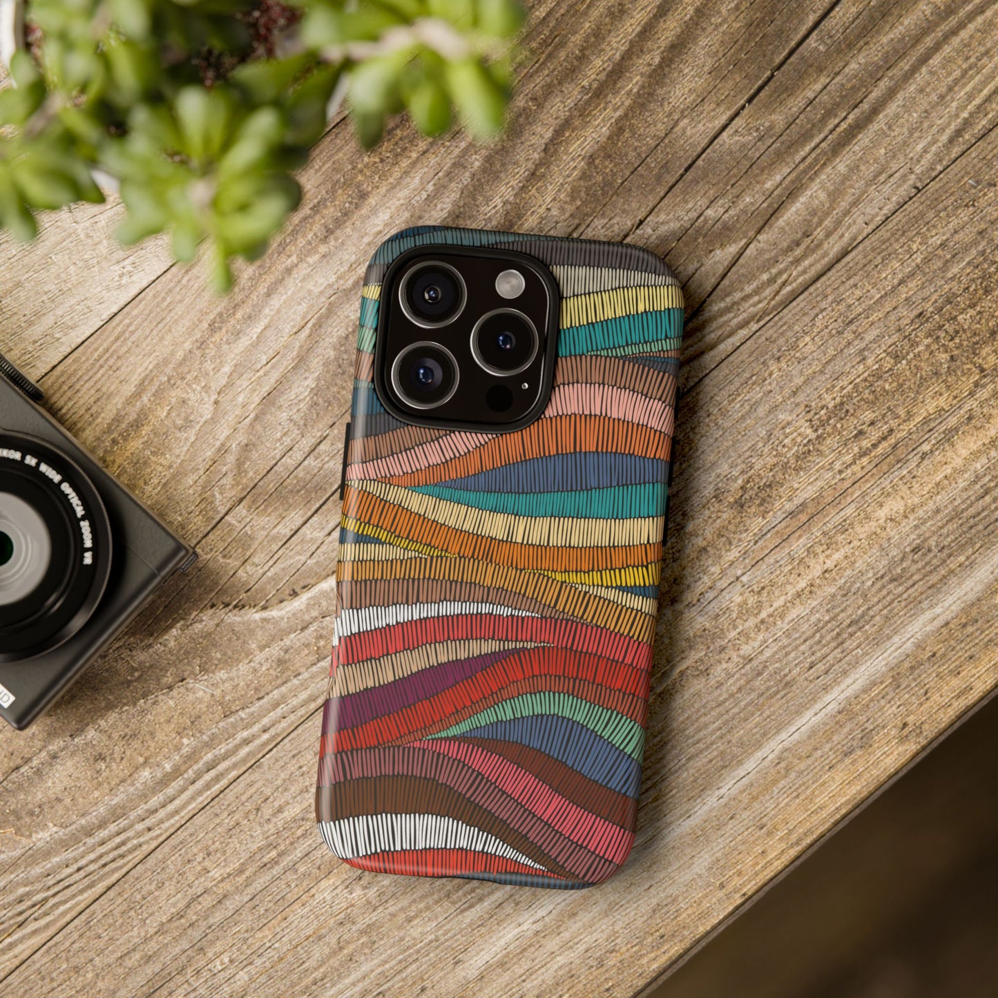 Threaded Harmony: Tapestry-inspired Phone Case for iPhone, Samsung Galaxy and Google Pixel devices