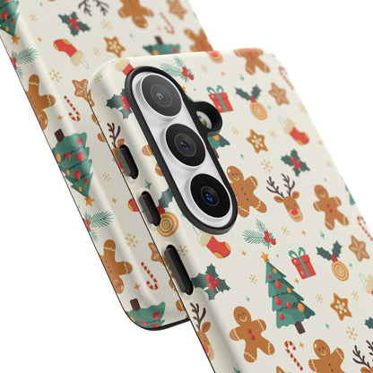 Gingerbread Holidays: Xmas-themed phone case for iPhone, Samsung and Google Pixel