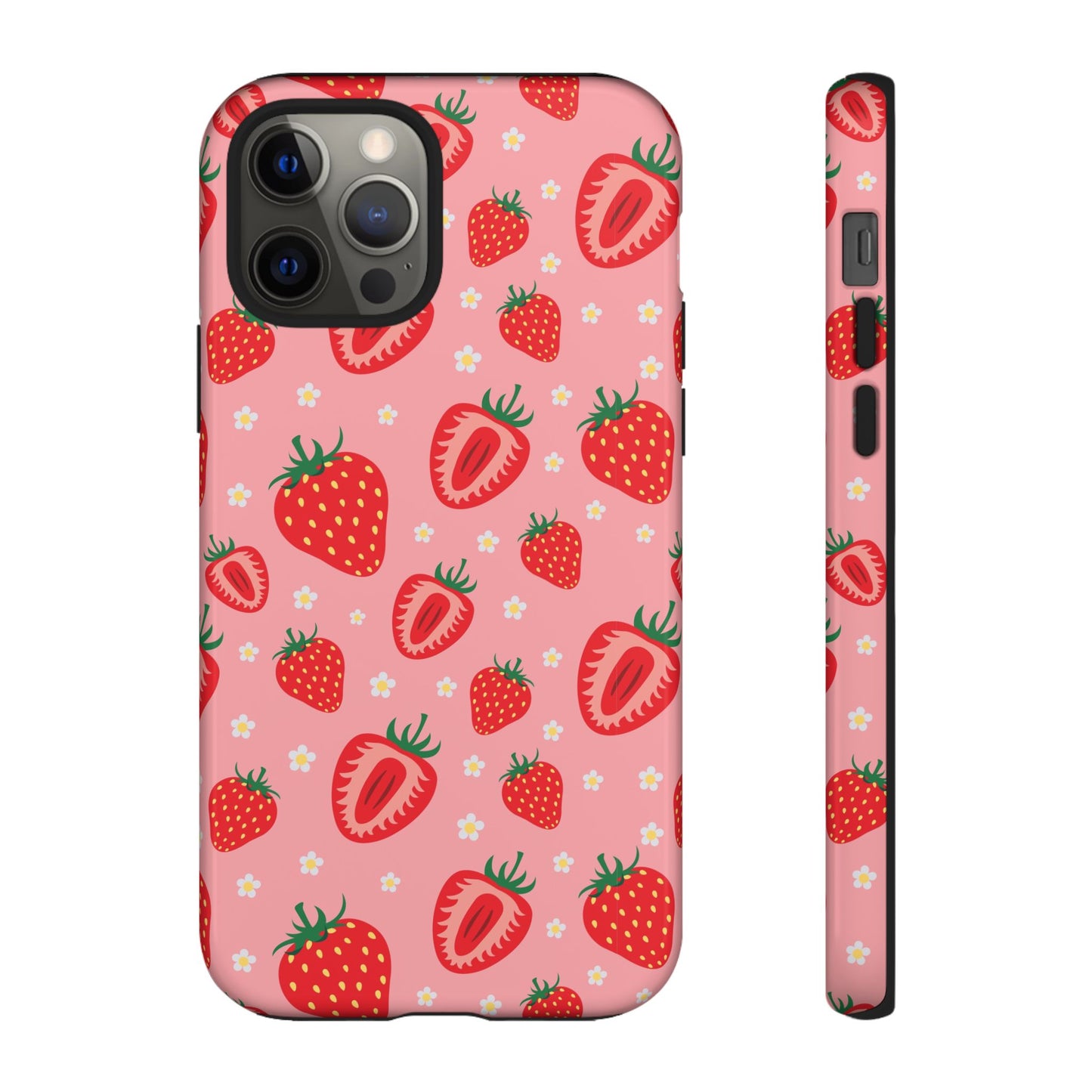 Berry Strawberry: Fruit-inspired phone case for iPhone, Samsung Galaxy and Google Pixel devices