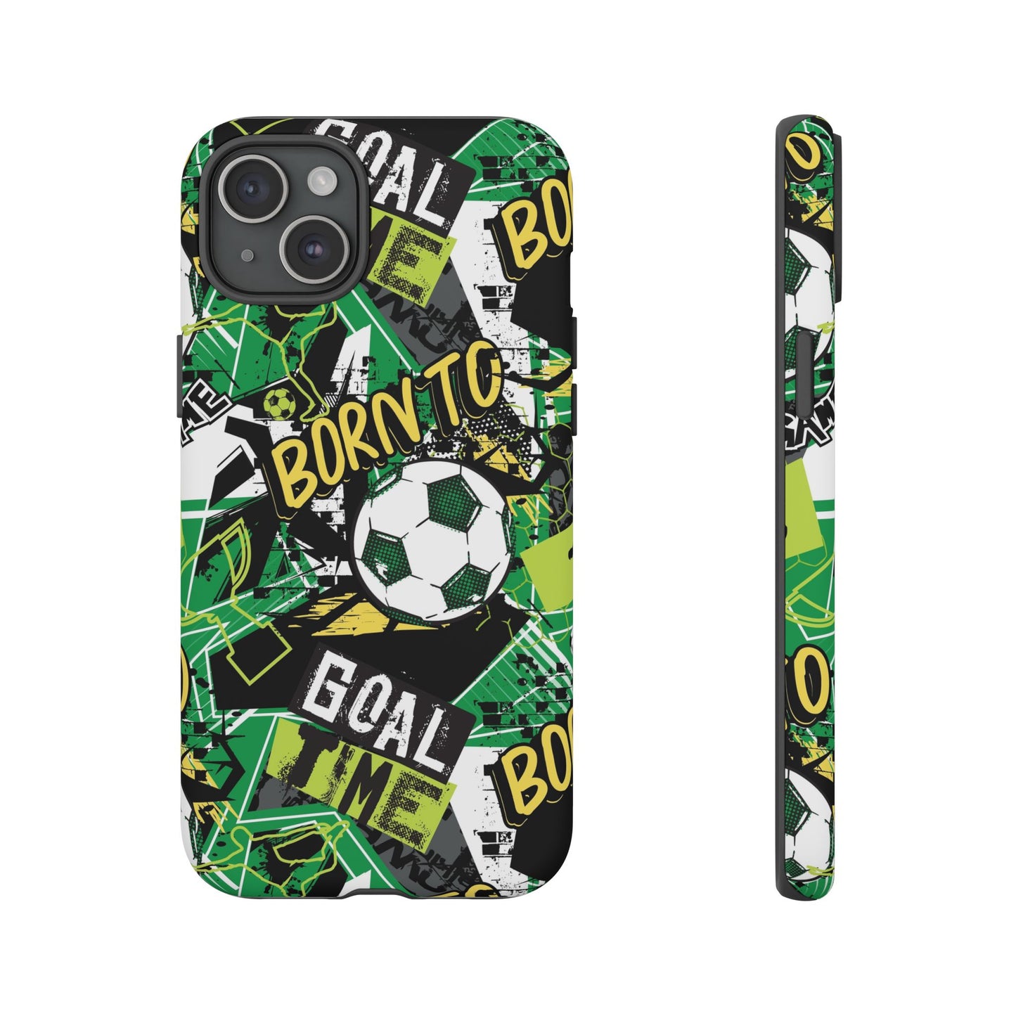 Born to Goal: Football-inspired phone case for iPhone and Samsung Galaxy