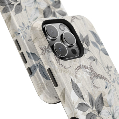 ラグジュアリーリーブス（MagSafeバージョン）：iPhone、Samsung Galaxy、Google Pixel用の芸術的なケース