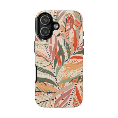 Terracotta Leaves Phone Case: Nature‑Inspired Art for iPhone, Samsung Galaxy and Google Pixel devices