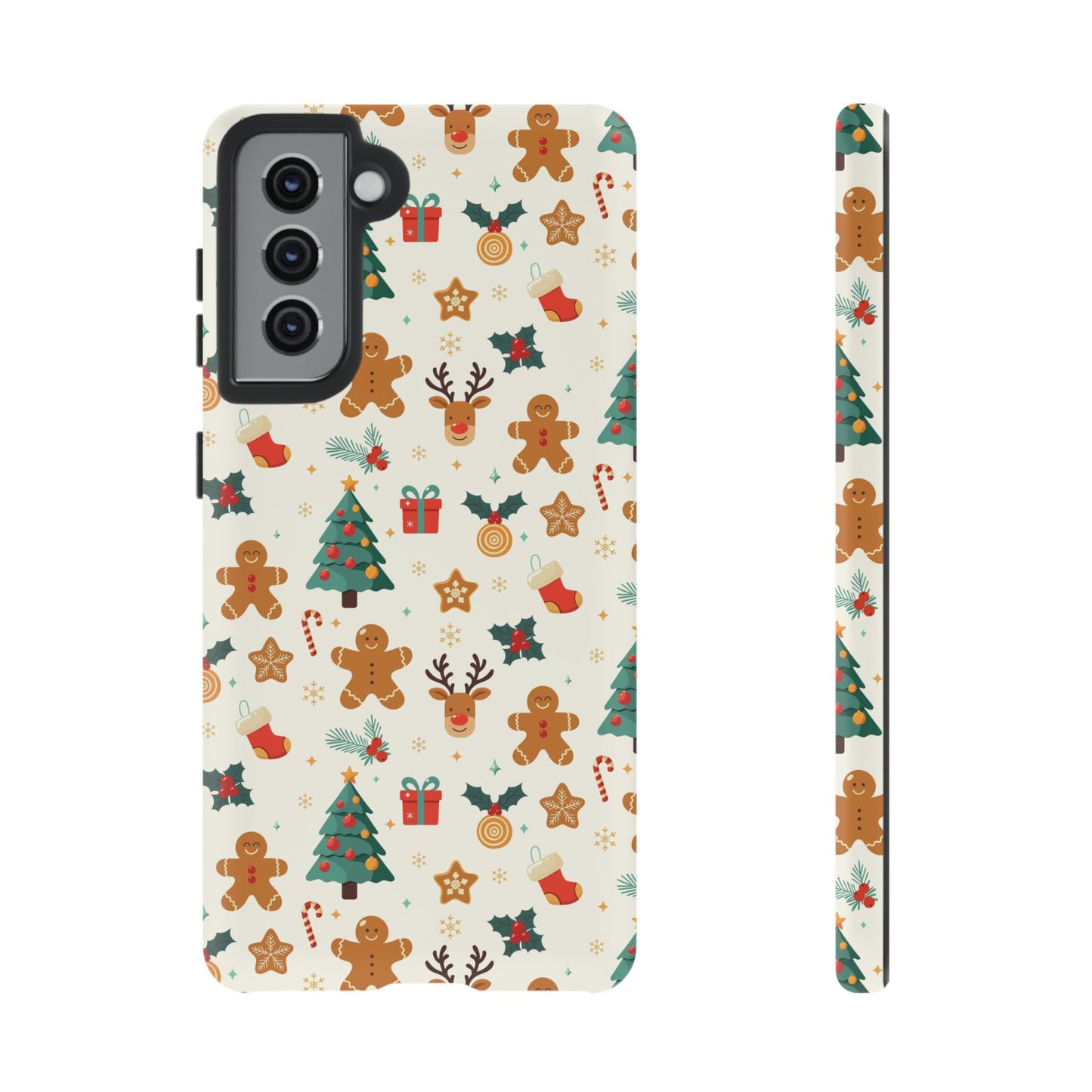 Gingerbread Holidays: Xmas-themed phone case for iPhone, Samsung and Google Pixel