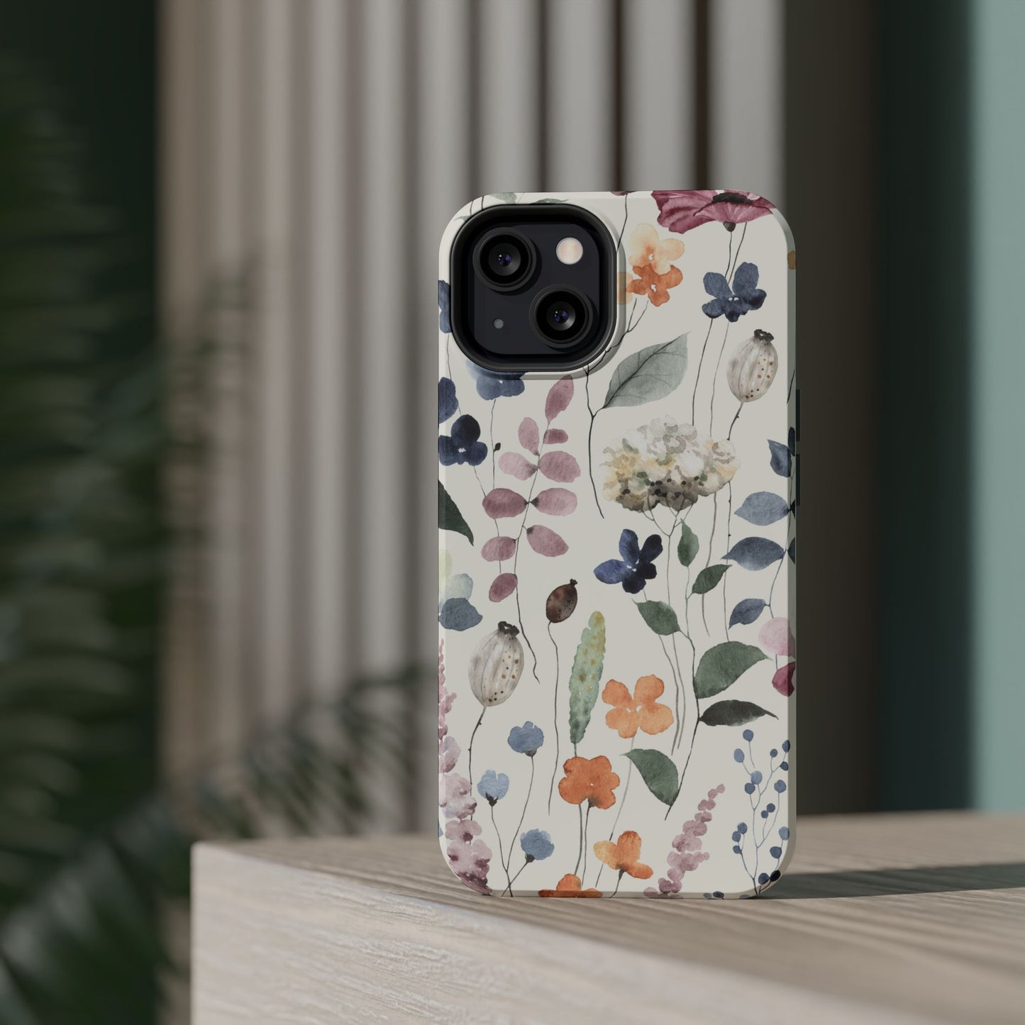 Floral prints phone case for iPhone (MagSafe version)