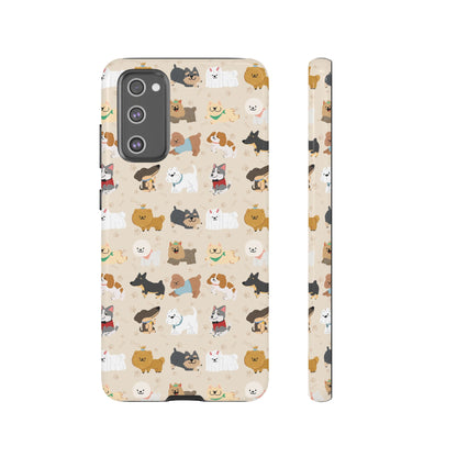 Cute Dogs: Tough Case for iPhone, Samsung Galaxy and Google Pixel devices