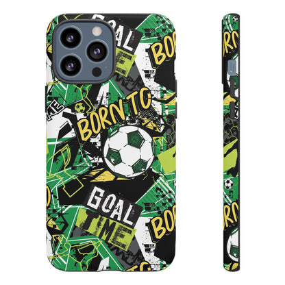 Born to Goal: Football-inspired phone case for iPhone and Samsung Galaxy