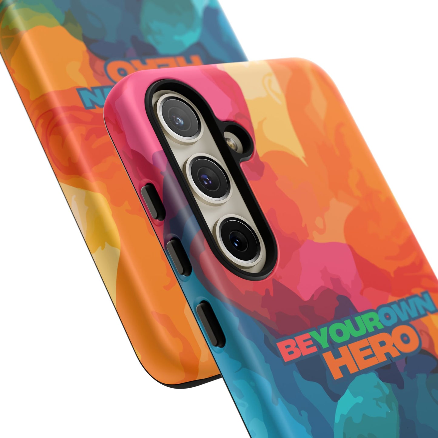 Be Your Own Hero: Inspiring Quote Phone Case for iPhone, Samsung Galaxy and Google Pixel