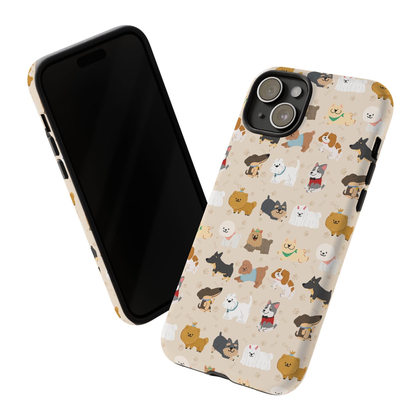 Cute Dogs: Tough Case for iPhone, Samsung Galaxy and Google Pixel devices