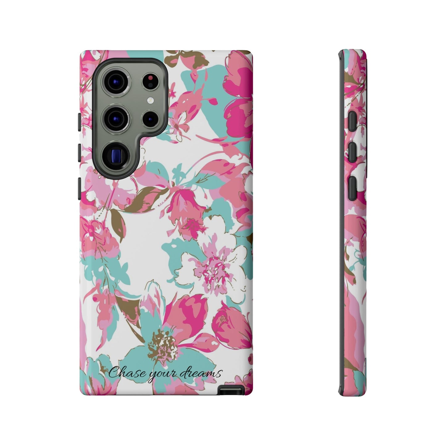 Chase your dreams: Artistic and elegant phone case for Apple iPhone, Samsung Galaxy and Pixel devices