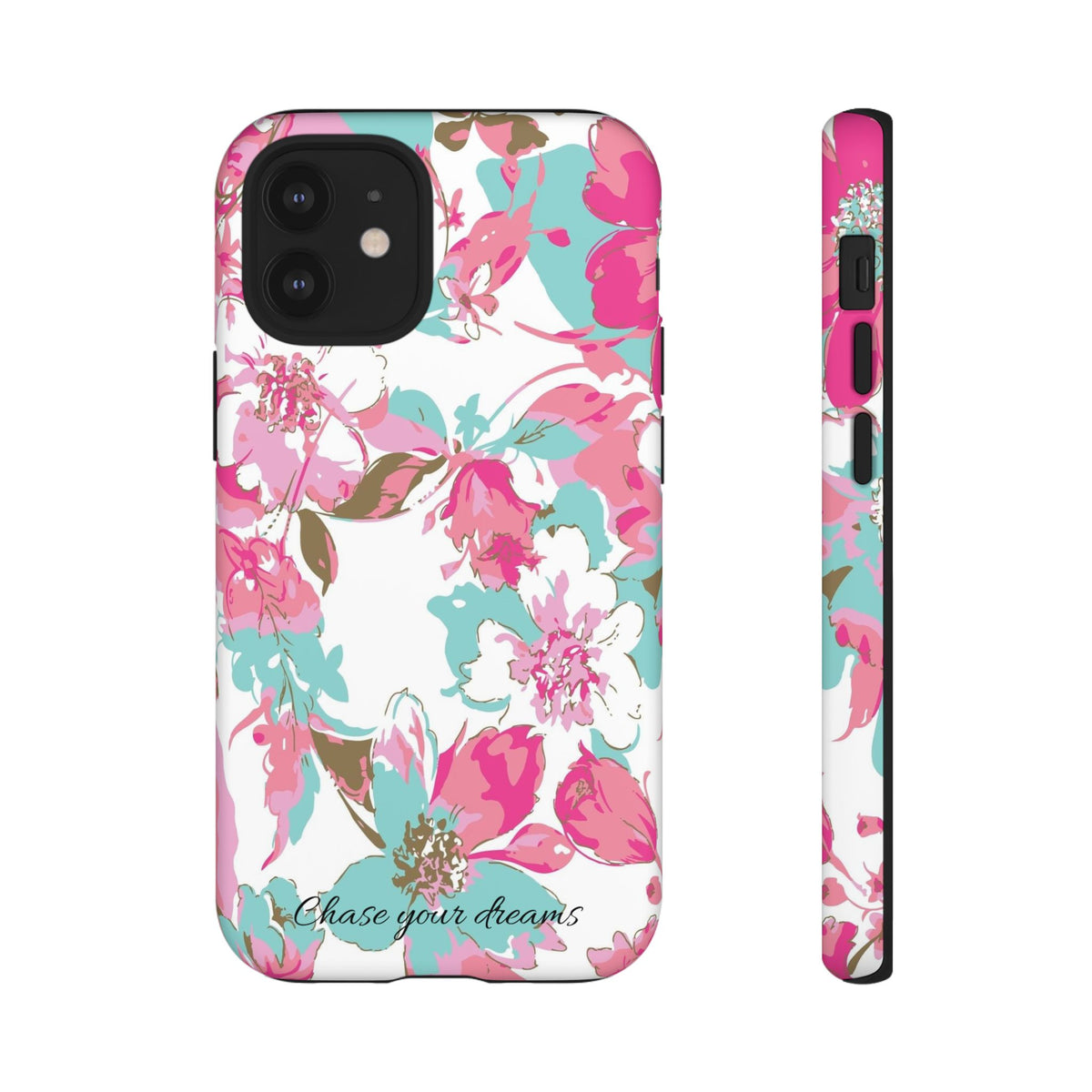Chase your dreams: Artistic and elegant phone case for Apple iPhone, Samsung Galaxy and Pixel devices