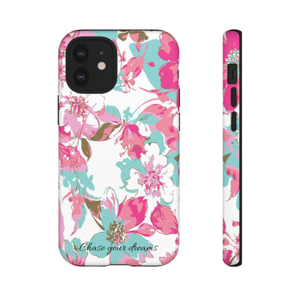 Chase your dreams: Artistic and elegant phone case for Apple iPhone, Samsung Galaxy and Pixel devices