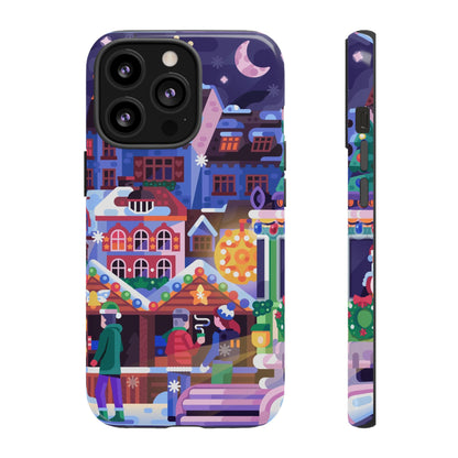 Christmas Fair in Old Town: Holiday-Themed case for iPhone, Samsung Galaxy and Google Pixel
