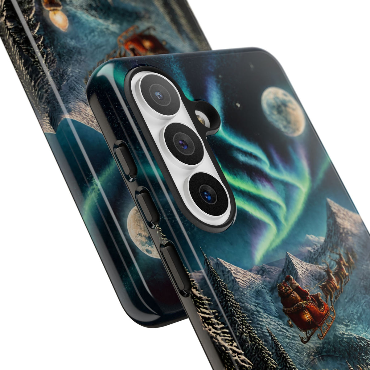 Santa Claus North Pole Adventure: Christmas Themed Phone Case for iPhone, Samsung Galaxy and Google Pixel devices
