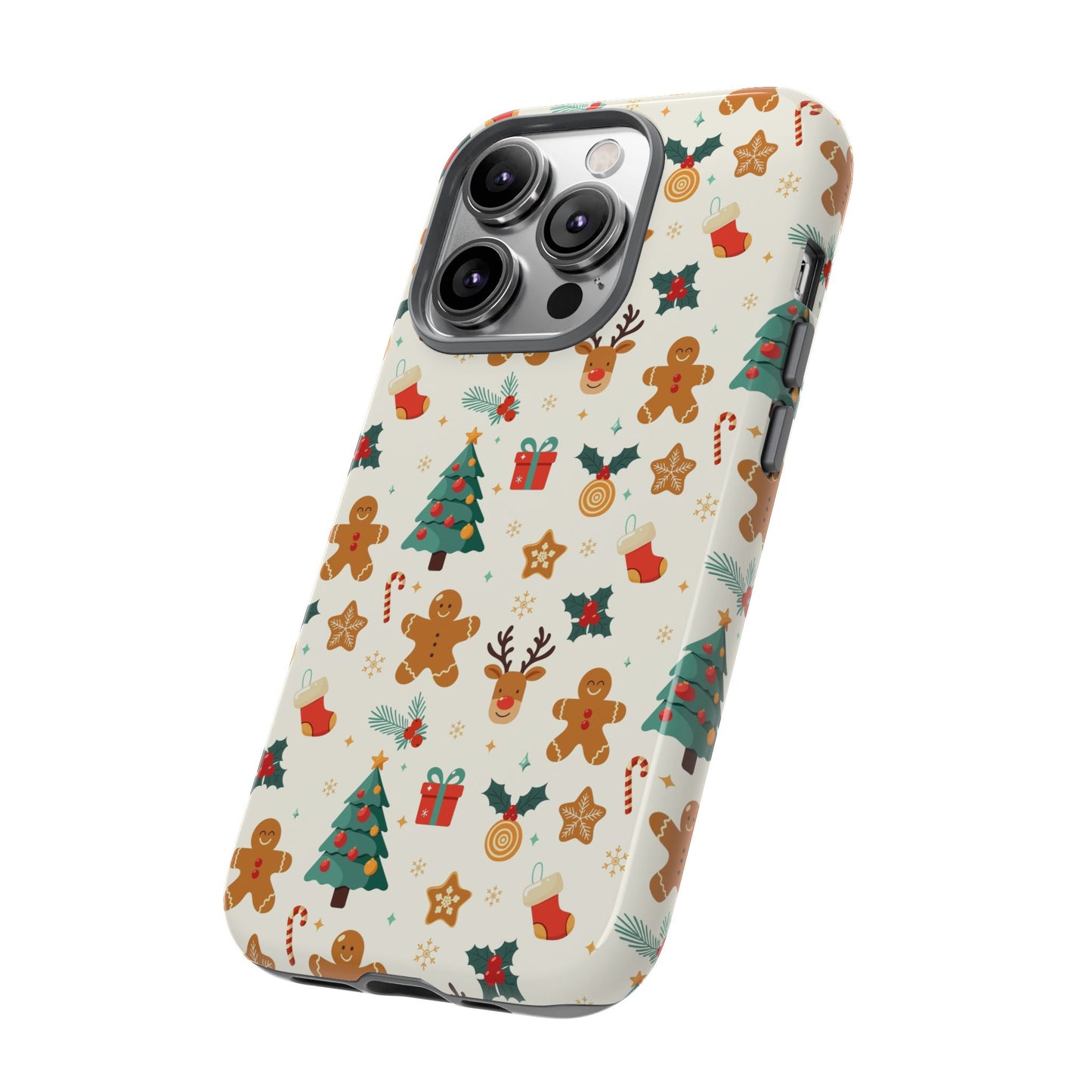 Gingerbread Holidays: Xmas-themed phone case for iPhone, Samsung and Google Pixel