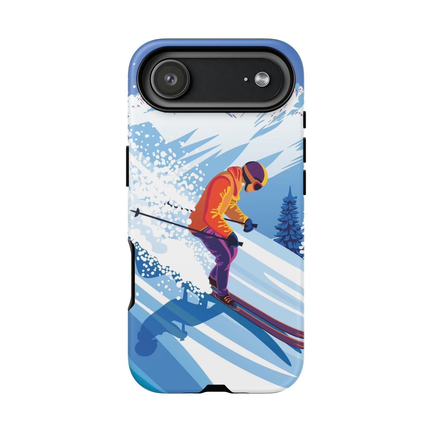 Glacier Rush: Ice Ski inspired phone case for iPhone, Samsung Galaxy and Google  Pixel devices
