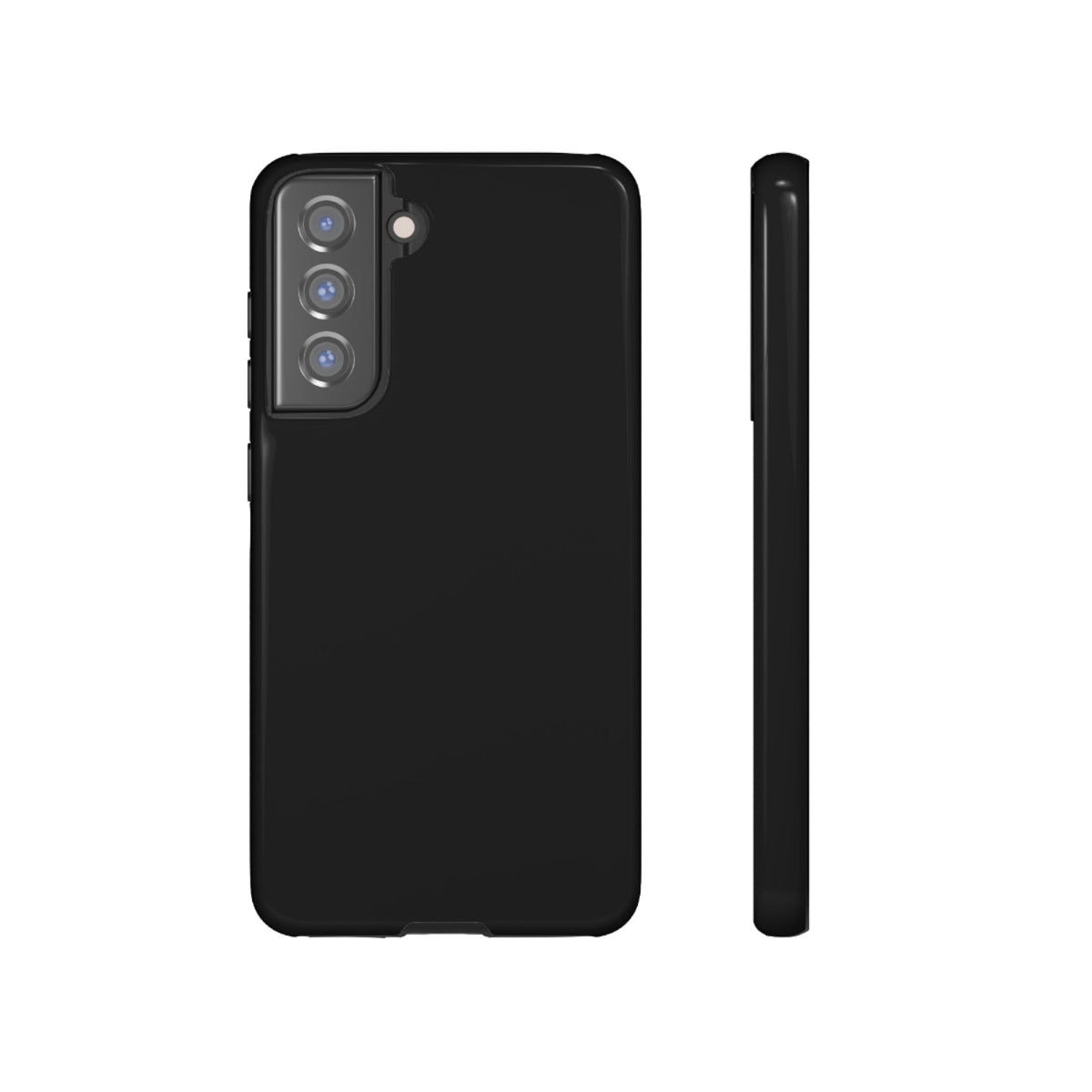 Space Black: Pure black phone case for iPhone, Samsung Galaxy and Google Pixel devices