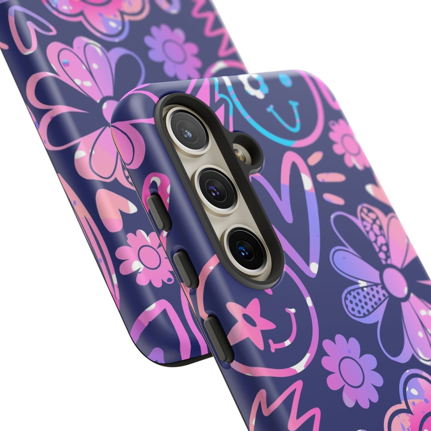 Live Inspired: Purple Tough Case for iPhone, Samsung Galaxy and Google Pixel devices