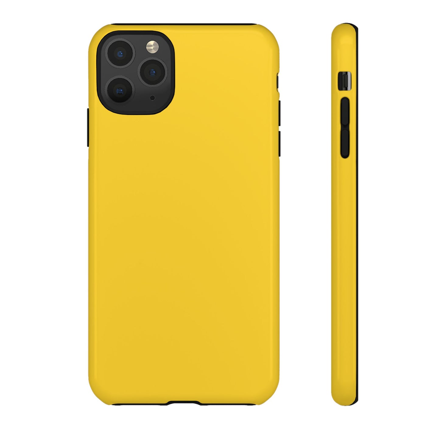 Luscious Yellow: Plain Sunburst-Inspired Color for iPhone, Samsung Galaxy and Google Pixel devices
