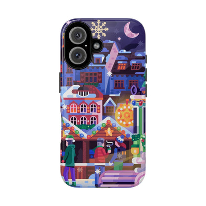 Christmas Fair in Old Town: Holiday-Themed case for iPhone, Samsung Galaxy and Google Pixel