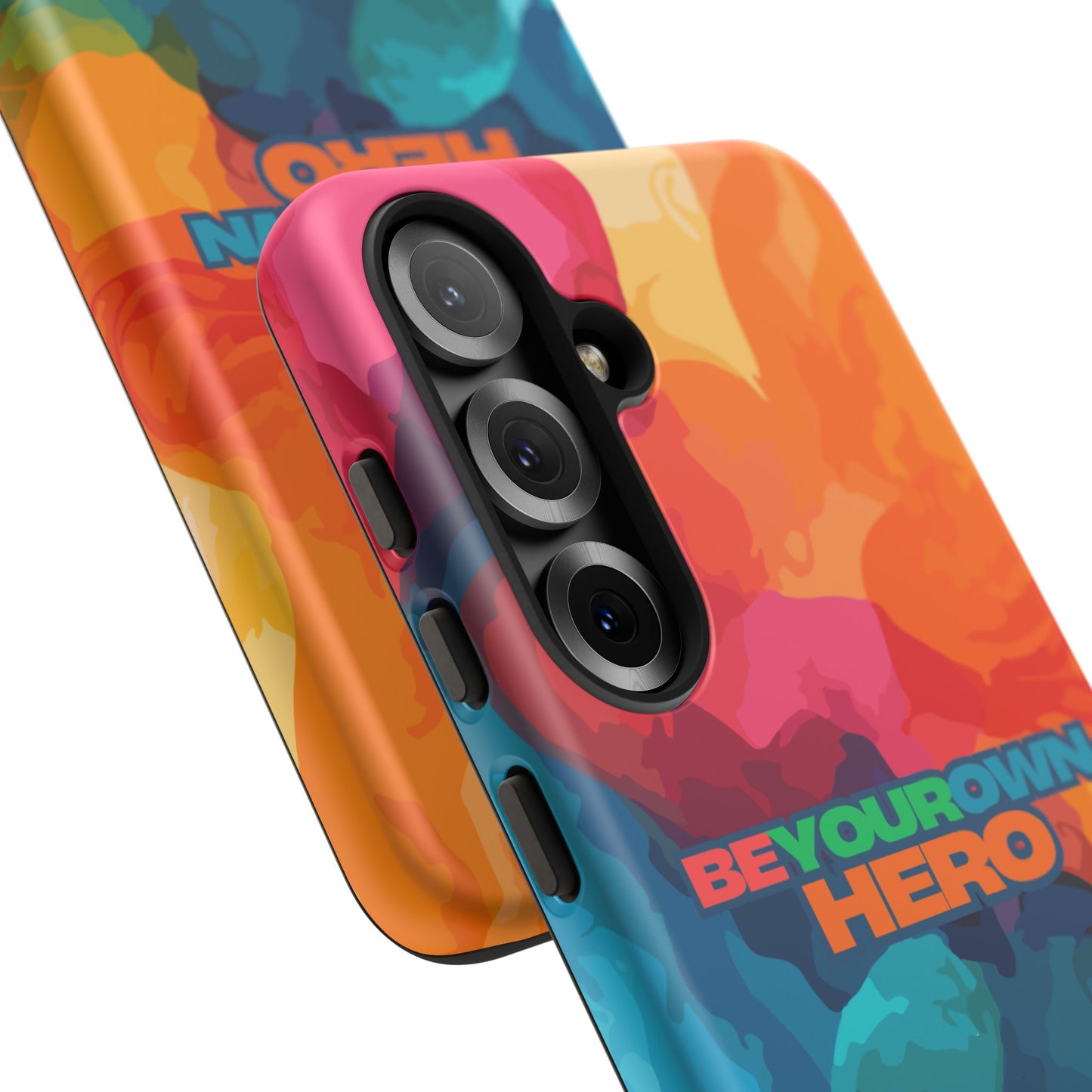 Be Your Own Hero: Inspiring Quote Phone Case for iPhone, Samsung Galaxy and Google Pixel