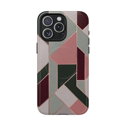Geometric Luxe MagSafe Phone Case for iPhone