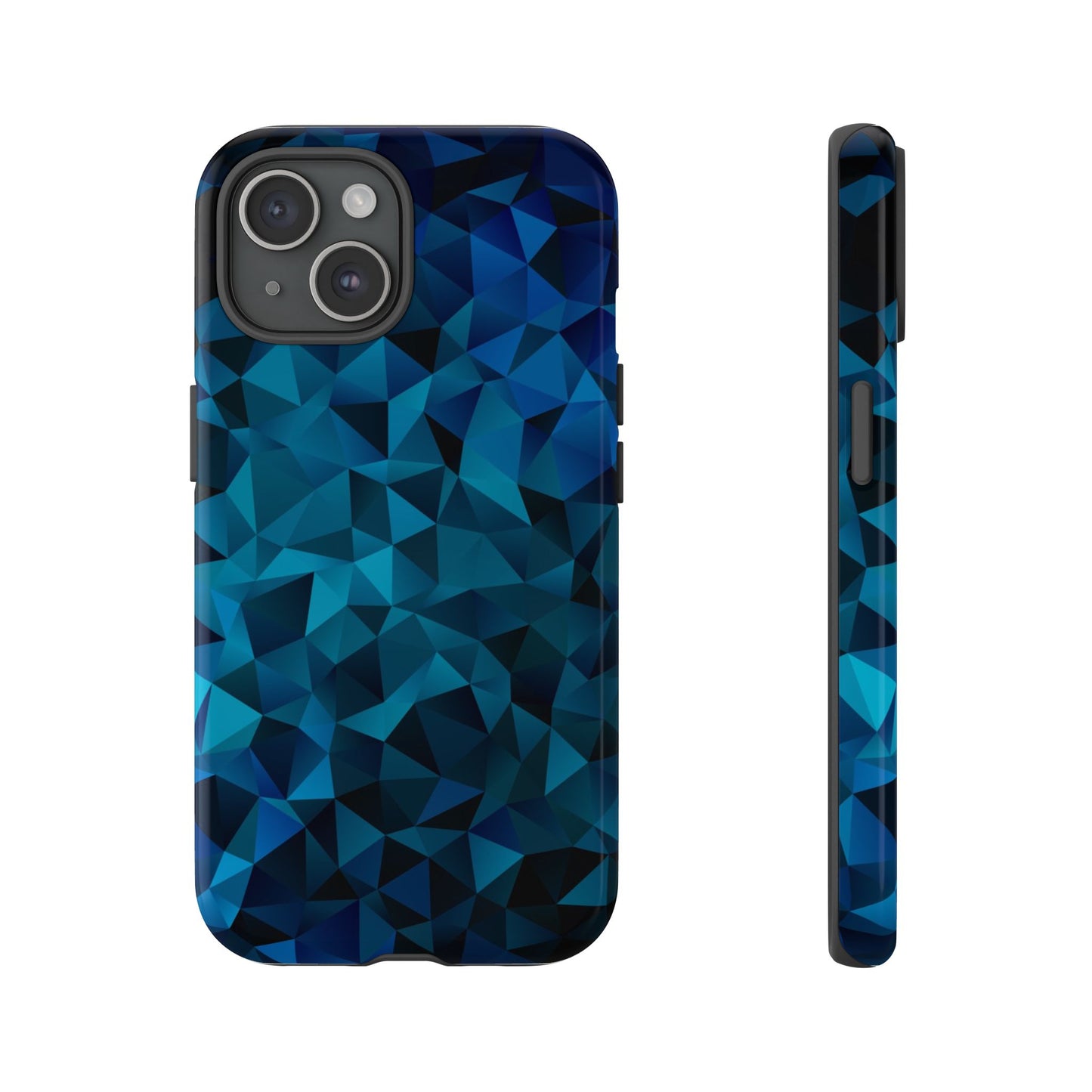 Blue Diamonds: Phone Case with Elegant Prints for iPhone, Samsung Galaxy and Google Pixel devices